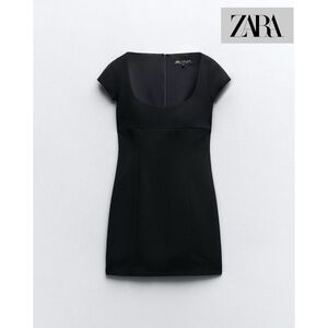 ZARA Short Fitted Black Mini Dress ✨NWT✨